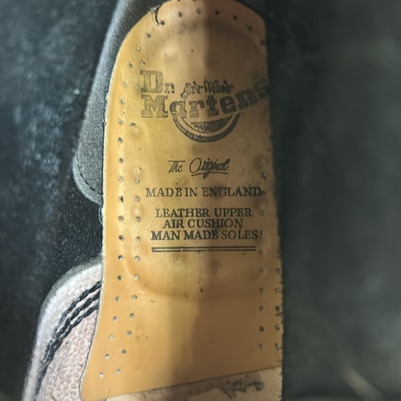 Dr. Martens Black 1460 Vintage Made in England Lace Up Boots Mens UK Sz 7 - Picture 14 of 15